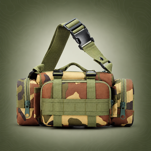 Tactical Outdoor Waist Bag, Jungle Camo