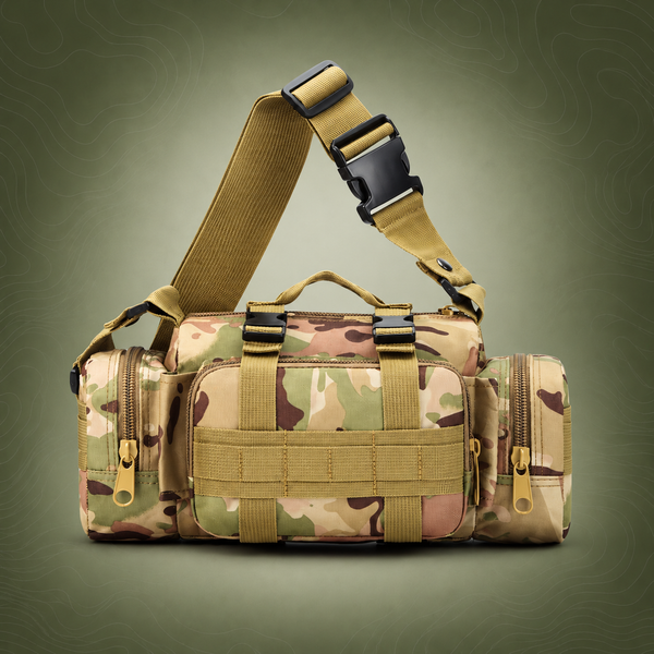 Tactical Outdoor Waist Bag, CP Camo