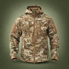 ESDY Softshell Windproof Jacket, Camouflage XL