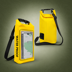 IPX6 Waterproof Crossbody Phone Bag, Yellow