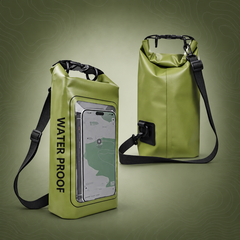 IPX6 Waterproof Crossbody Phone Bag, Green