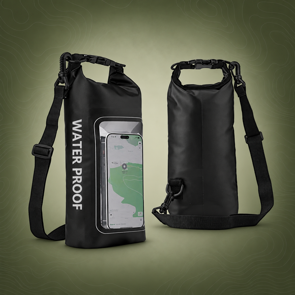 IPX6 Waterproof Crossbody Phone Bag, Black