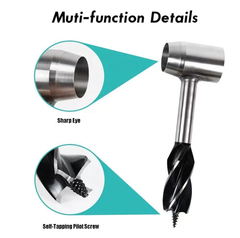 PrepPro Survival Hand Auger Drill – Bushcraft Wood Borer Tool - PrepPro Australia