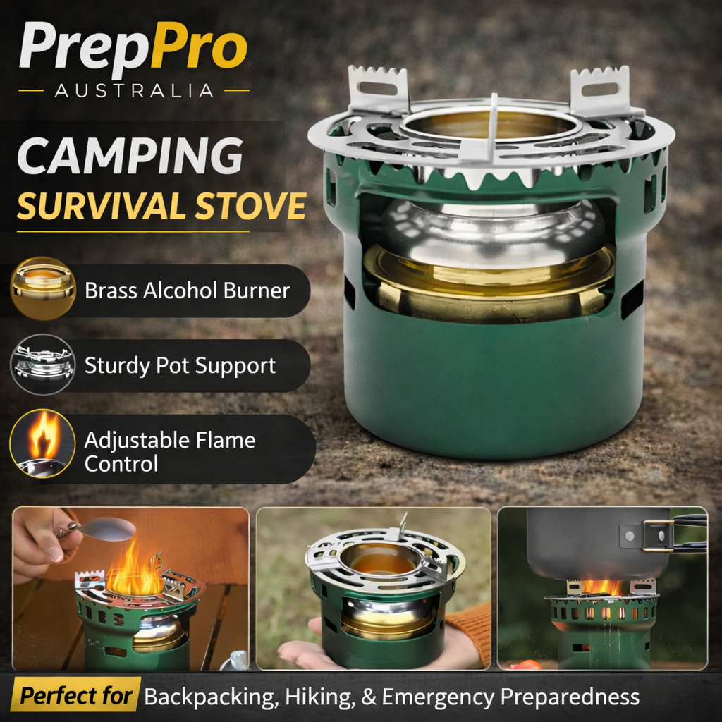 Compact Alcohol Camping Stove – Windproof System | PrepPro