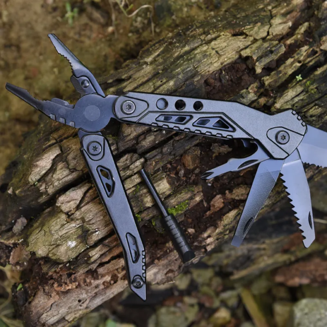 PrepPro Tactical Multi-Tool Pliers | 15-in-1 Survival & EDC Tool