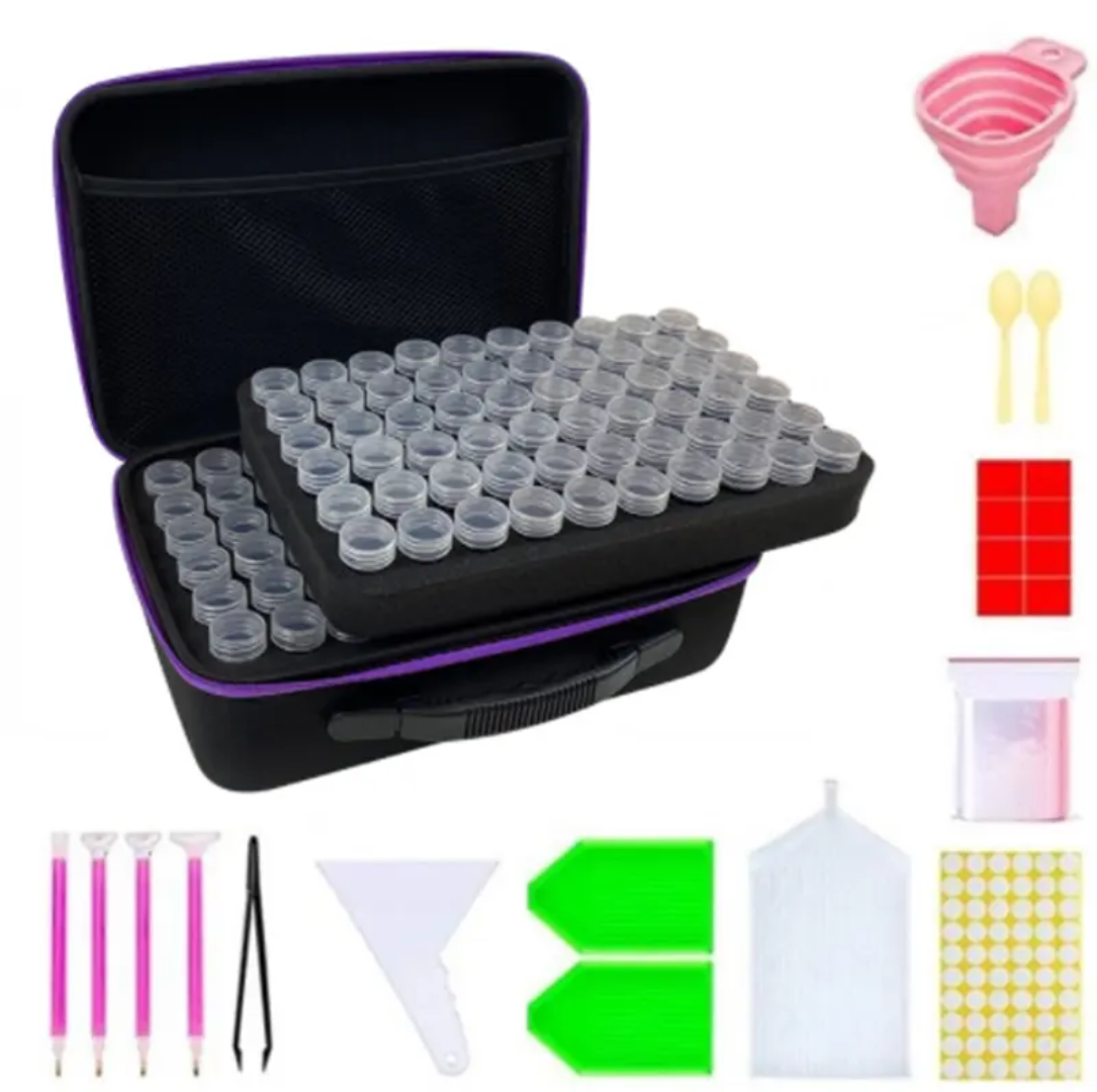 Seed Storage Kit with Case, Labels & Tools