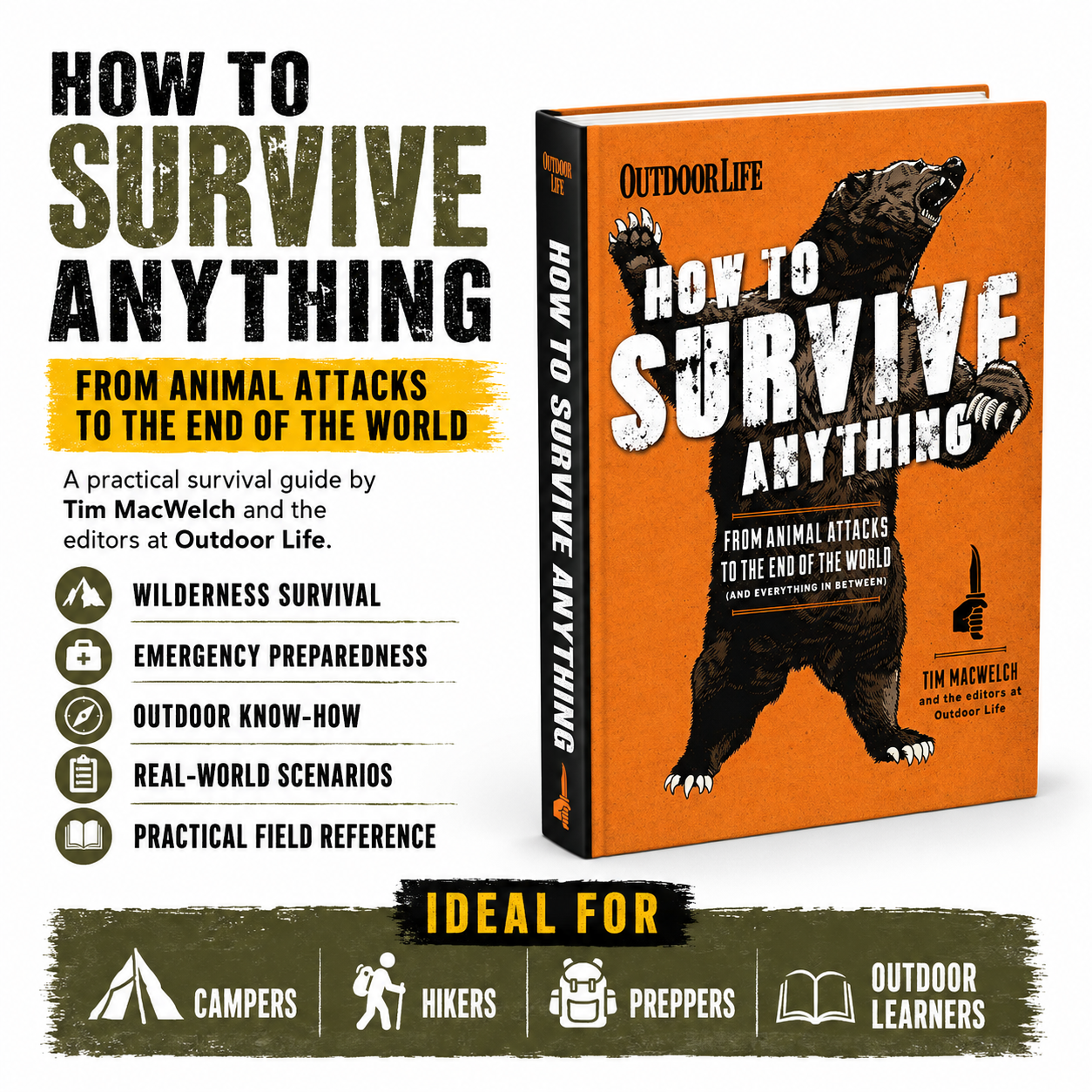 How To Survive Anything (Outdoor Life) Book