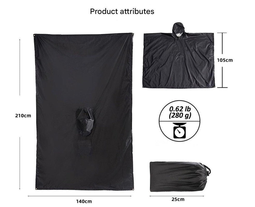 Waterproof Rain Poncho – All‑Weather Outdoor Cover | PrepPro