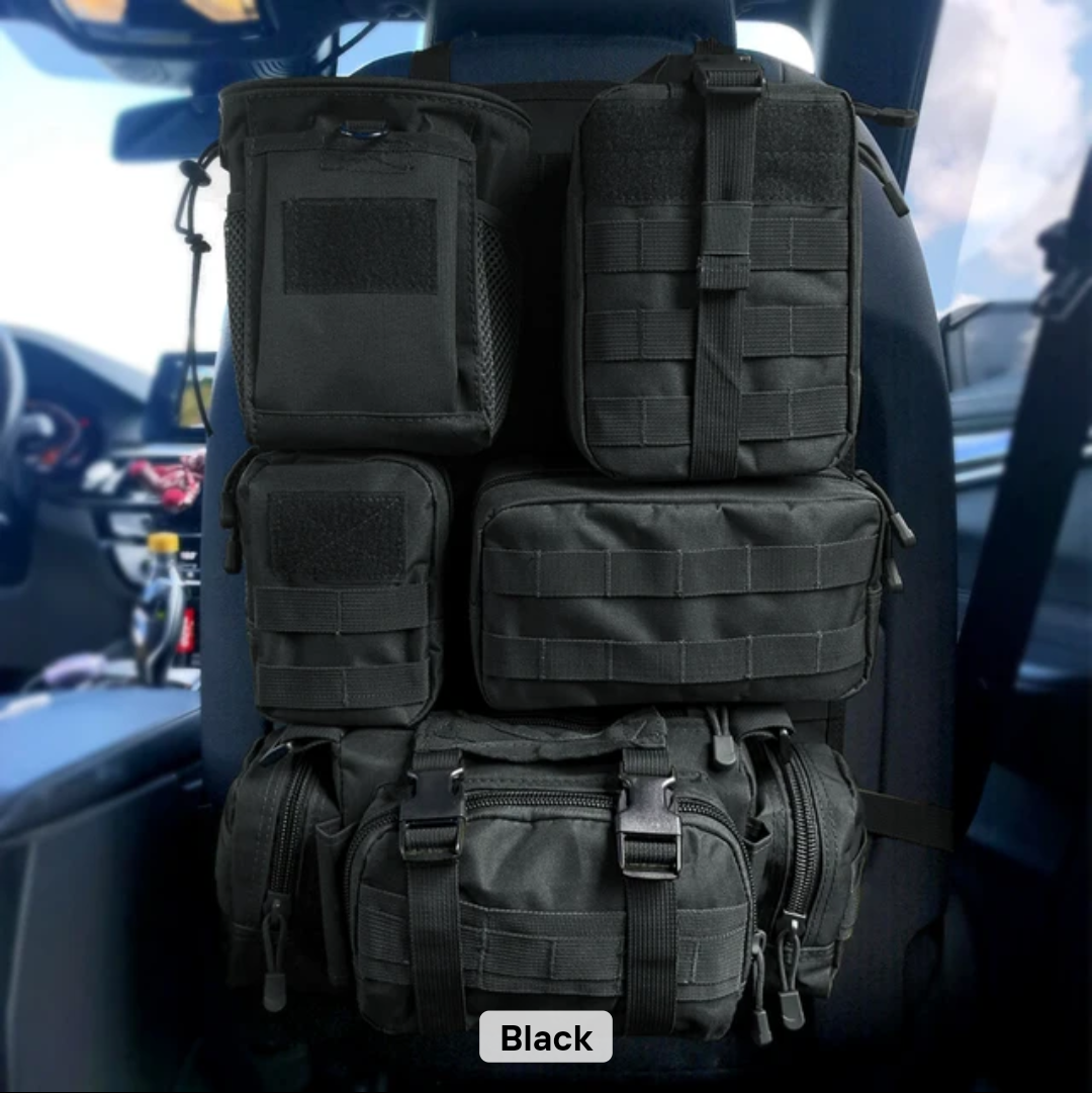 MOLLE Vehicle Seat-Back Organiser – Complete Modular Storage System