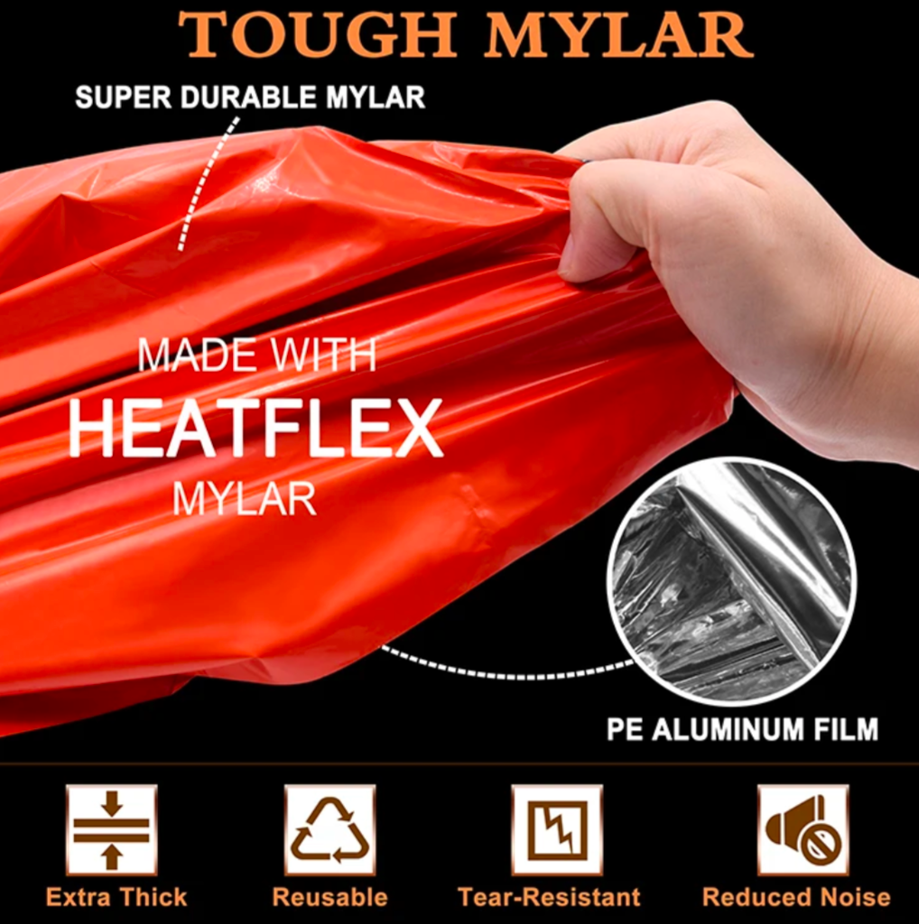PrepPro Emergency Survival Tent – Stay Warm, Dry & Visible Anywhere