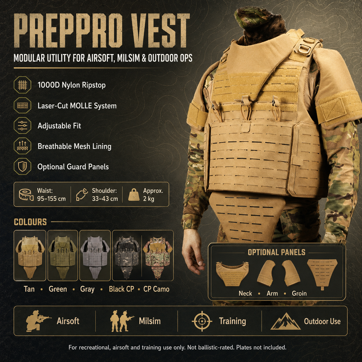 Modular Vest – Utility Loadout System | PrepPro