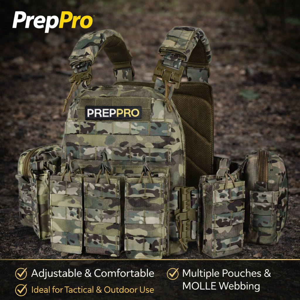 Hunter Plate Carrier Vest – Modular Quick‑Release | PrepPro