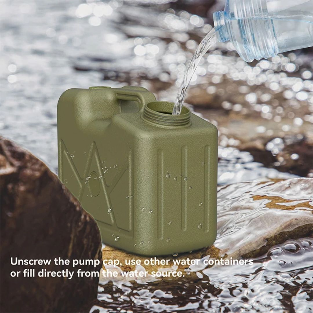 PrepPro 15L Portable Water Purification Jerry Can – Tactical Pressurised Hydration System - PrepPro Australia