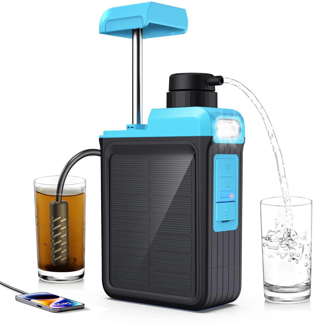 SolarFlow Portable Solar-Powered Water Purification System