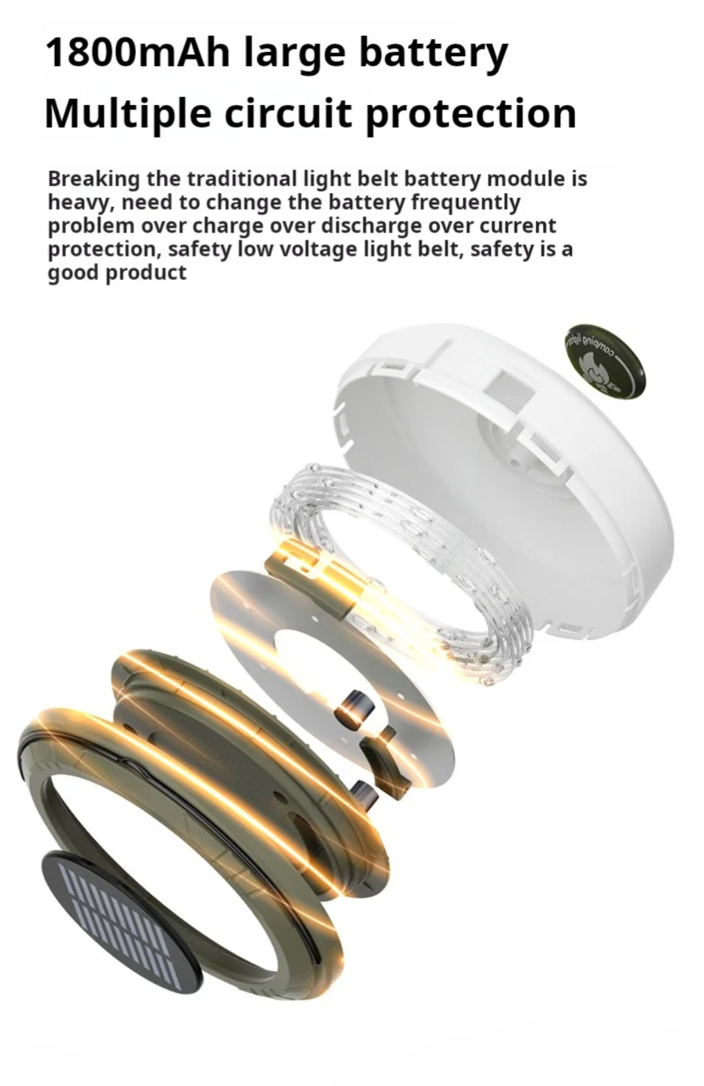 PrepPro® Solar Camping Lantern + 10M Light Strip