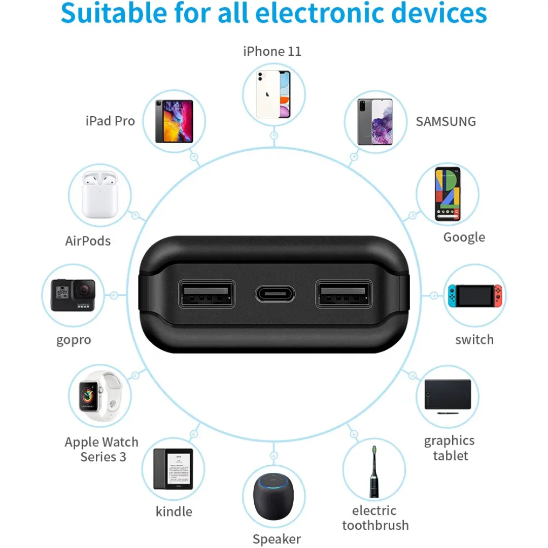 20,000mAh Slim Solar Power Bank