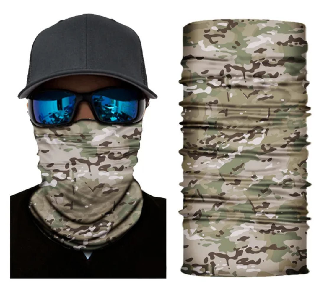 Tactical Camo Multi-Use Neck Gaiter