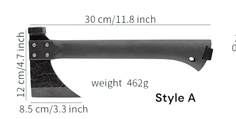 PrepPro Survival Axe & Knife Set – Multi-Purpose Outdoor Tool