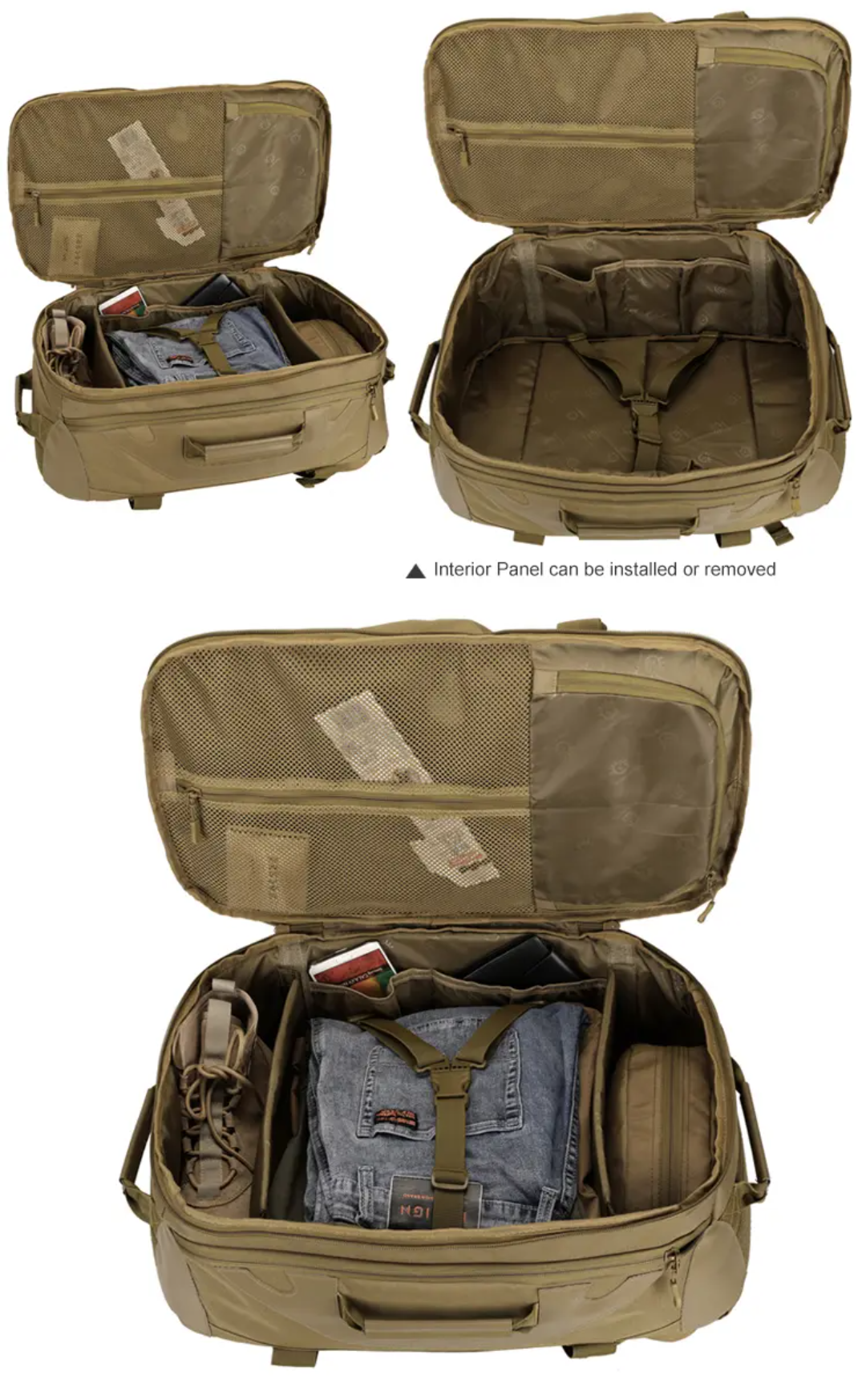 Modular Tactical Duffel Backpack