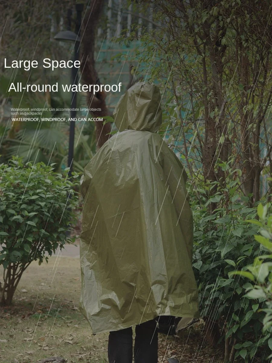PrepPro Emergency Survival Poncho – Compact, Waterproof & Heat-Retaining