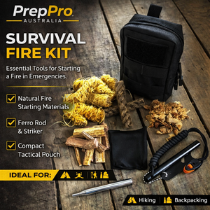 Fire Starter & Tinder Kit – All‑Weather Ignition | PrepPro