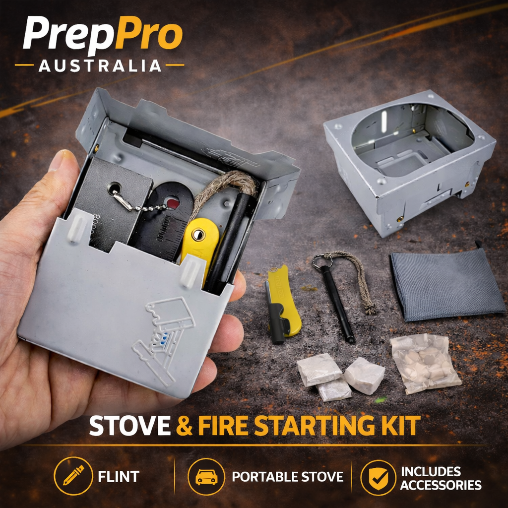 Compact Survival Fire Starter Kit – All‑in‑One Ignition and Cooking