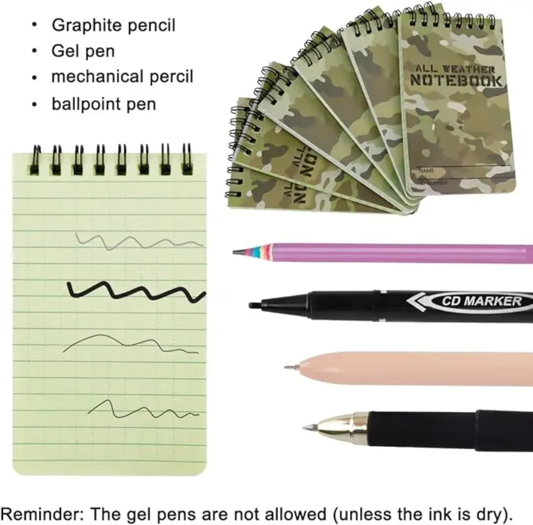 PrepPro All-Weather Notebook Kits – Write Anywhere, Anytime - PrepPro Australia