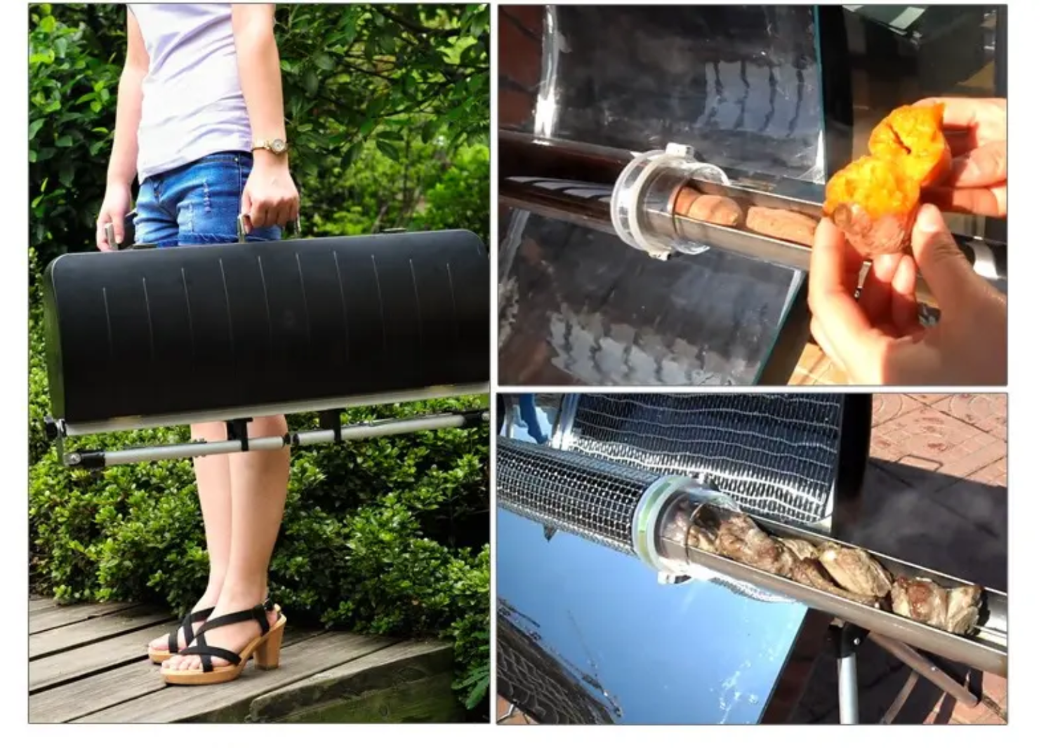 PrepPro Solar BBQ Grill – Cook With the Power of the Sun!