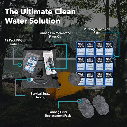 Puribag Pro Kit All-in-One Water Treatment & Filtration System