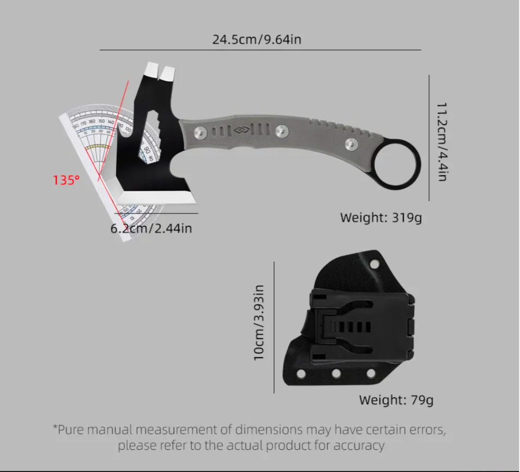 PrepPro Compact Outdoor Tomahawk - PrepPro Australia