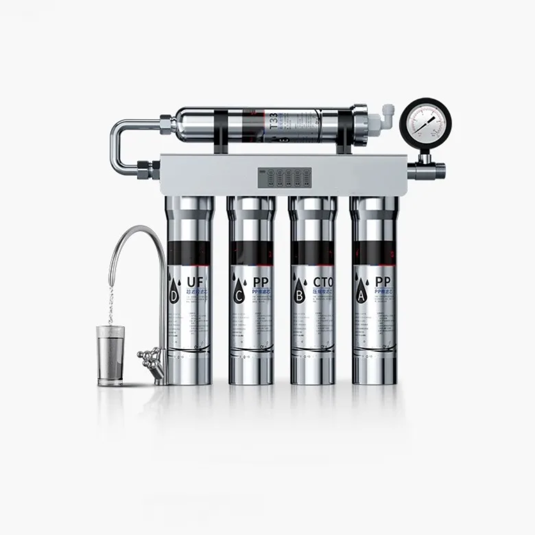 PureFlow 5-Stage Stainless Steel Under Sink Water Filtration System