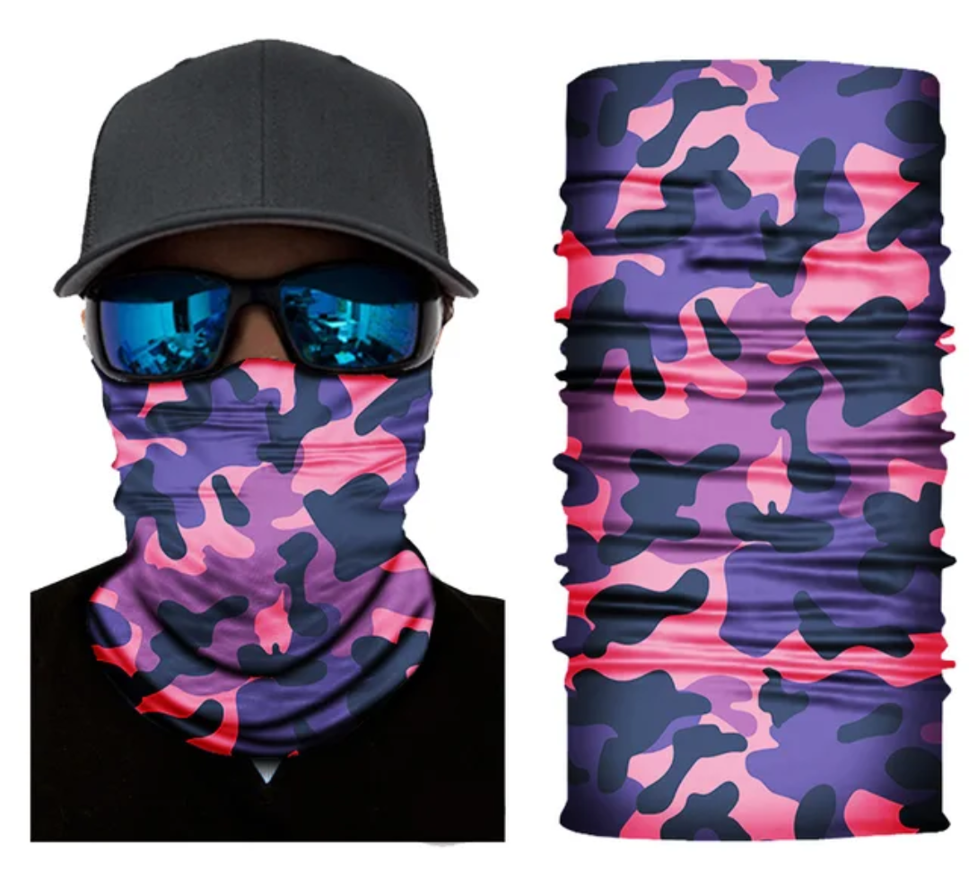 Tactical Camo Multi-Use Neck Gaiter