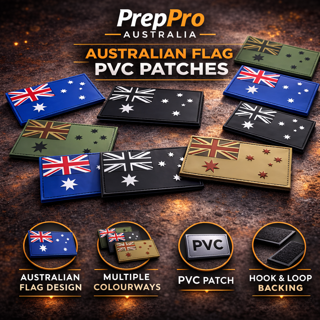 Australian Flag Morale Patch 10×5.5cm – Tactical & Rugged