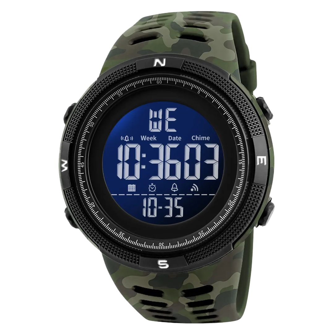 Tactical Camouflage Watch
Built for the Bold. Designed for the Prepared.