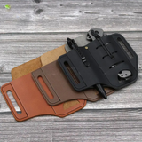 PrepPro Tactical EDC Belt Organizer – PU Leather Utility Pouch - PrepPro Australia