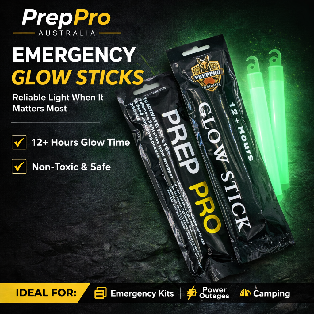 Emergency Glow Stick Twin Pack – Long‑Lasting Light | PrepPro