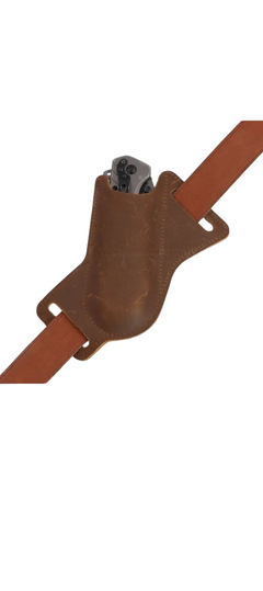 PrepPro Leather Knife Belt Pouch – Classic Style, Tactical Readiness - PrepPro Australia