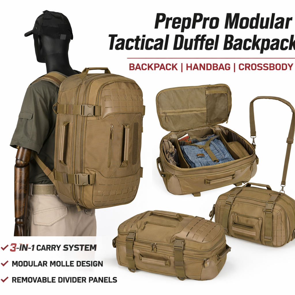 Modular Tactical Duffel Backpack