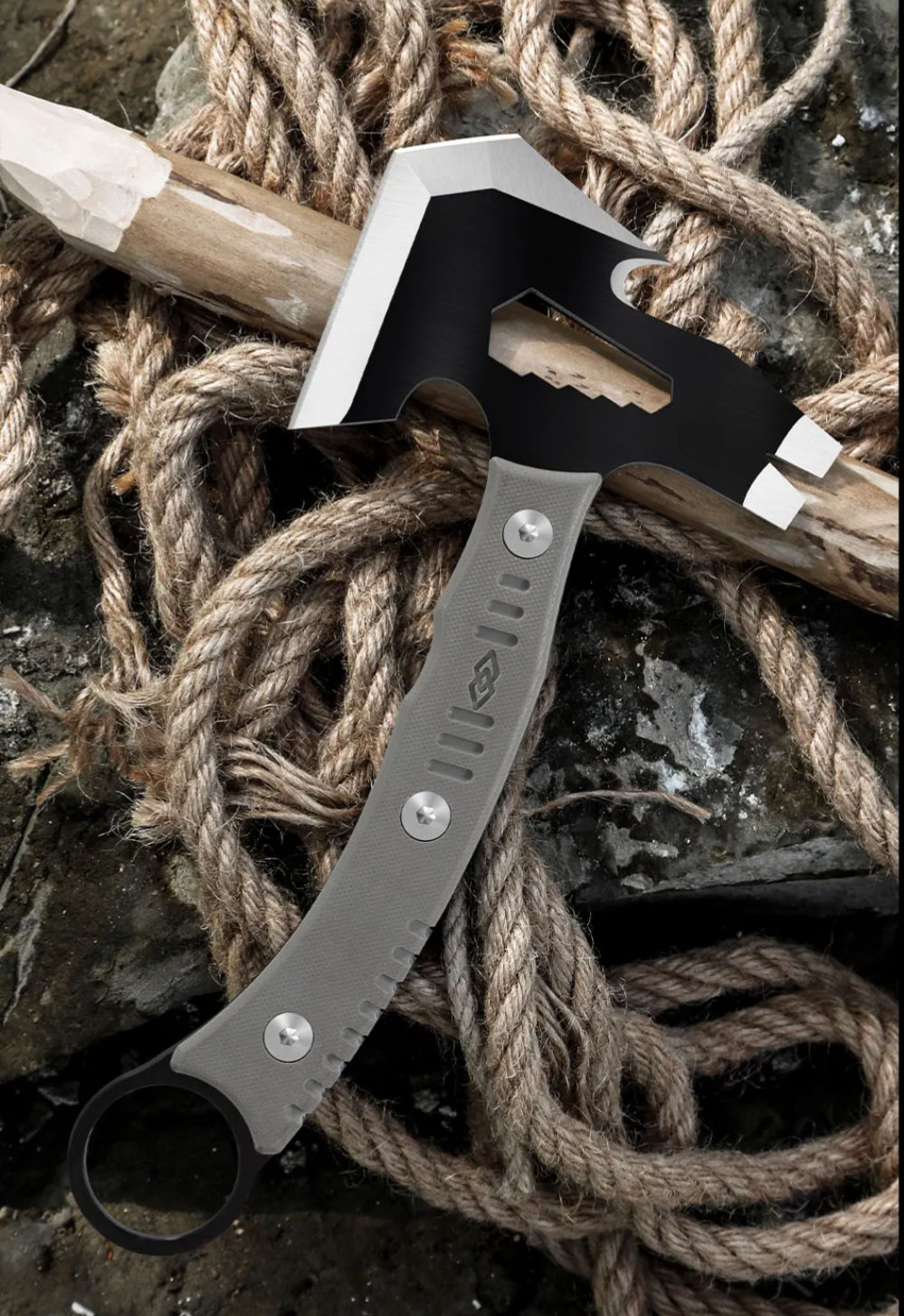 SurvivalForge™ Multi-Use Tactical Axe – Precision Meets Power