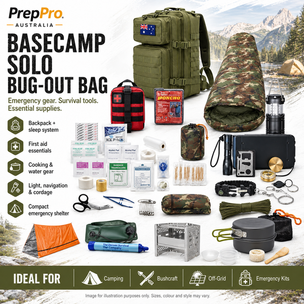 PrepPro Basecamp Solo Bug Out Bag