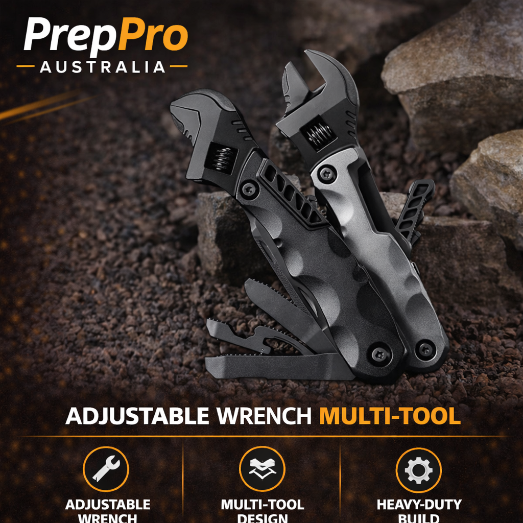 12‑in‑1 Tactical Multi‑Tool Wrench – Heavy‑Duty Utility | PrepPro