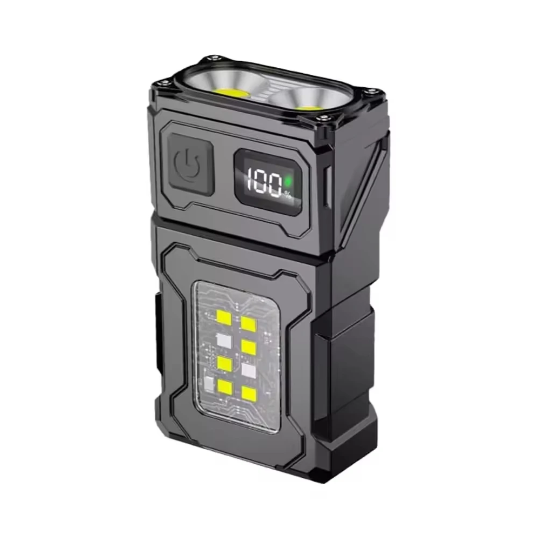 Compact USB-C Work Light with Clip, Magnet & 7 Modes