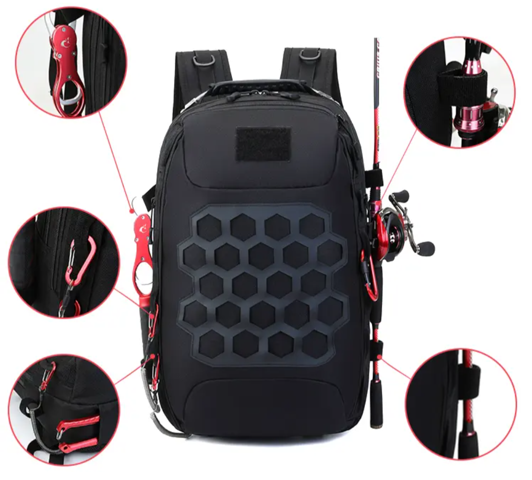 PrepPro Tactical Fishing Backpack – Built for the Outdoors