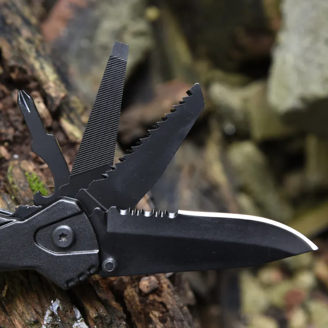 PrepPro Tactical Multi-Tool Pliers | 15-in-1 Survival & EDC Tool