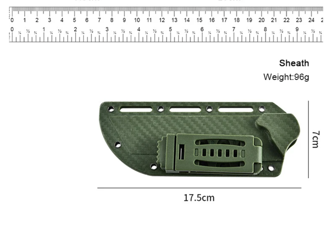 PrepPro Zulu – Ring Grip Tactical Fixed Blade Knife