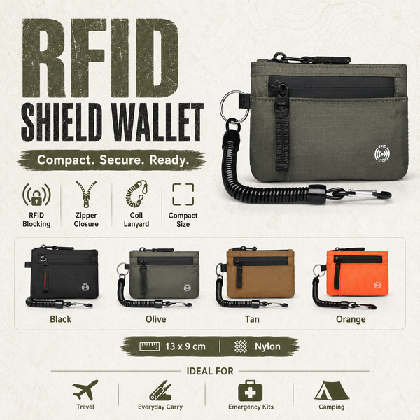 RFID Shield Wallet | Compact Secure Card Holder Australia