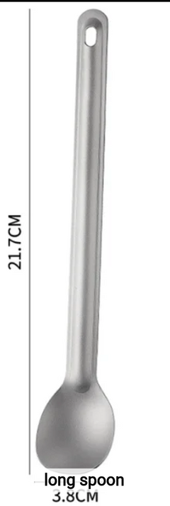 PrepPro Titanium Long-Handled Camping Cutlery Set - PrepPro Australia