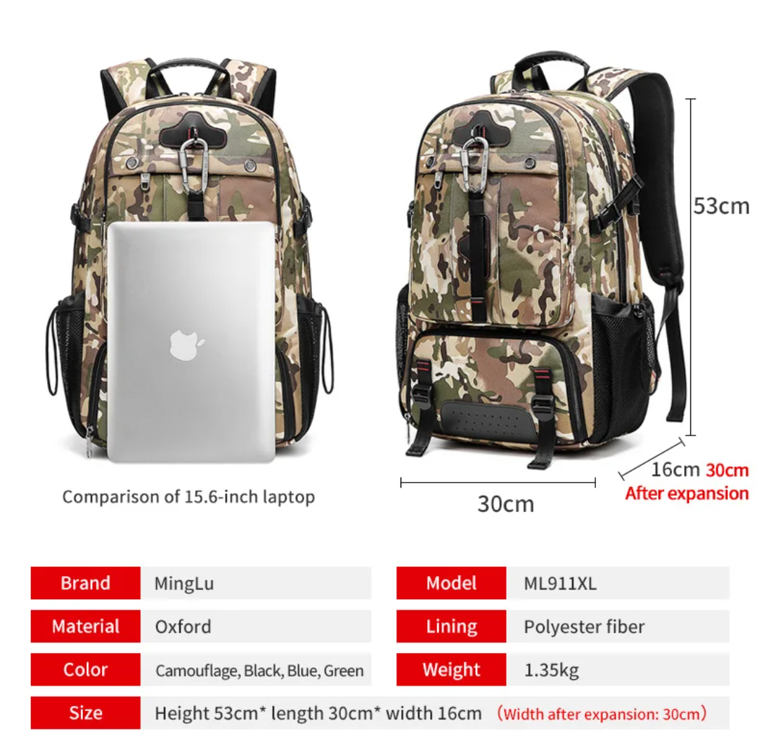 PrepPro 65L Elite Expandable Tactical Backpack - PrepPro Australia