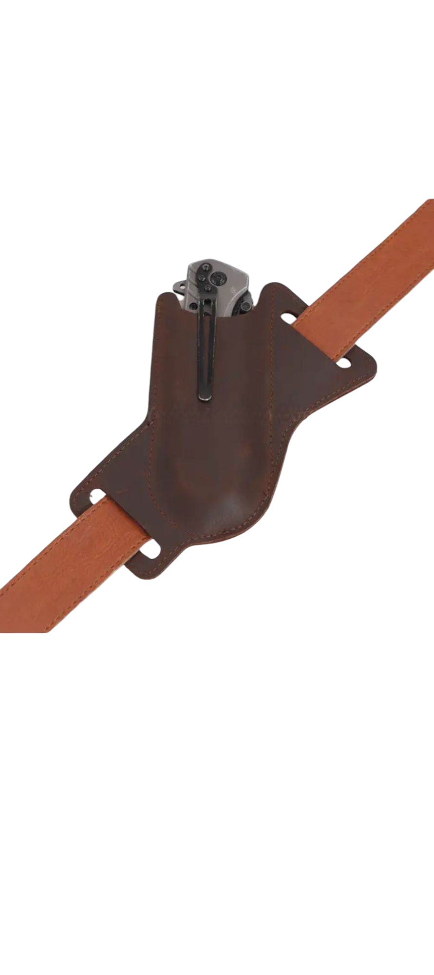 PrepPro Leather Knife Belt Pouch – Classic Style, Tactical Readiness - PrepPro Australia