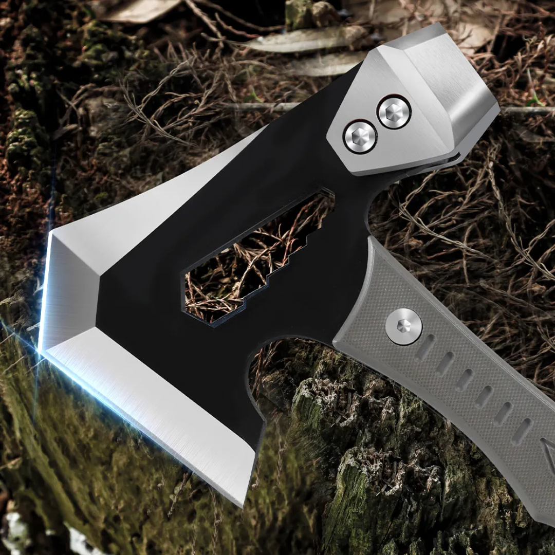 SurvivalForge™ Multi-Use Tactical Axe – Precision Meets Power